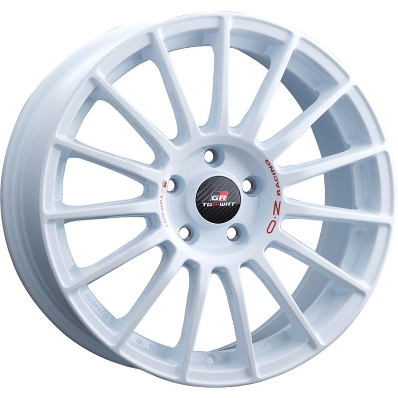 SUPERTURISMO TGR-WRT RACE WHITE RED LETTERING 5 foriLexus Is 2017